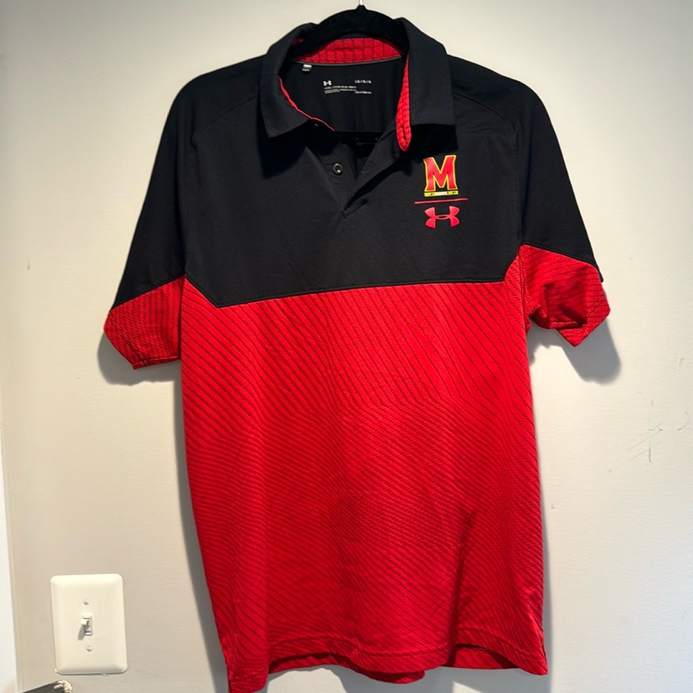 Maryland Terrapins Under Armour Polo Sideline Issue